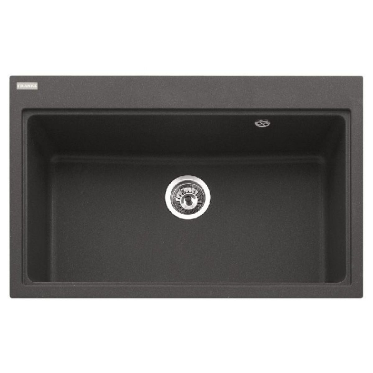 Franke KSG318 Fiji 花崗岩檯面單昇盆 (黑色)